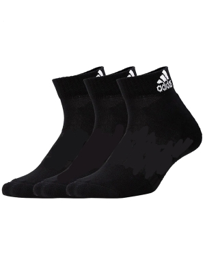 Adidas Cushioned Ankle Socks 3pk - Black